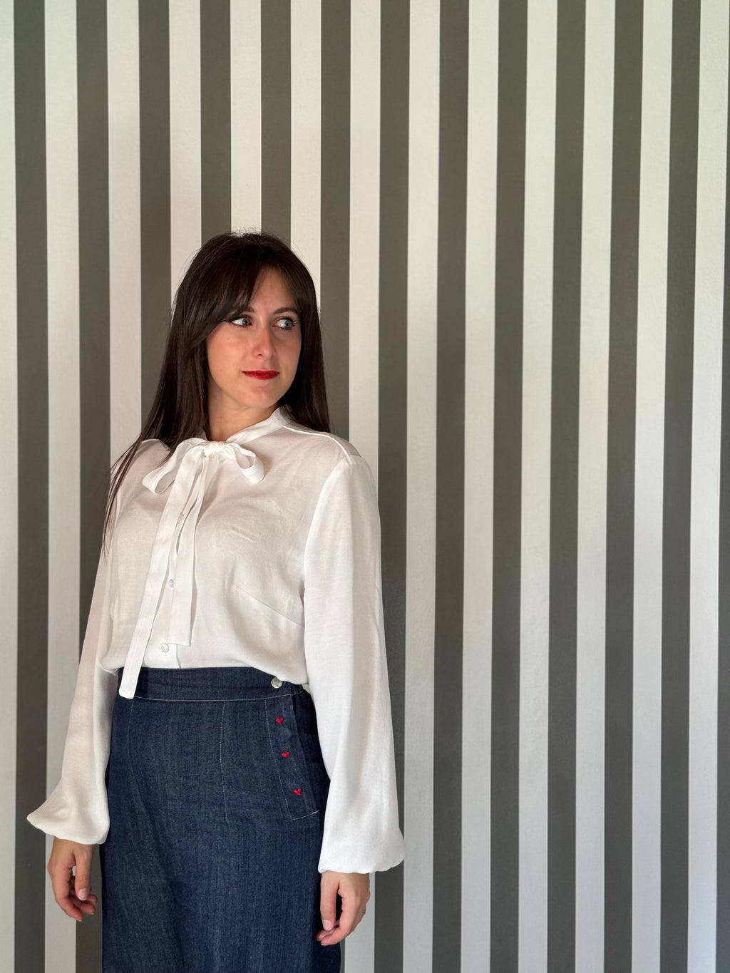 Camicia "Marie" - bianca