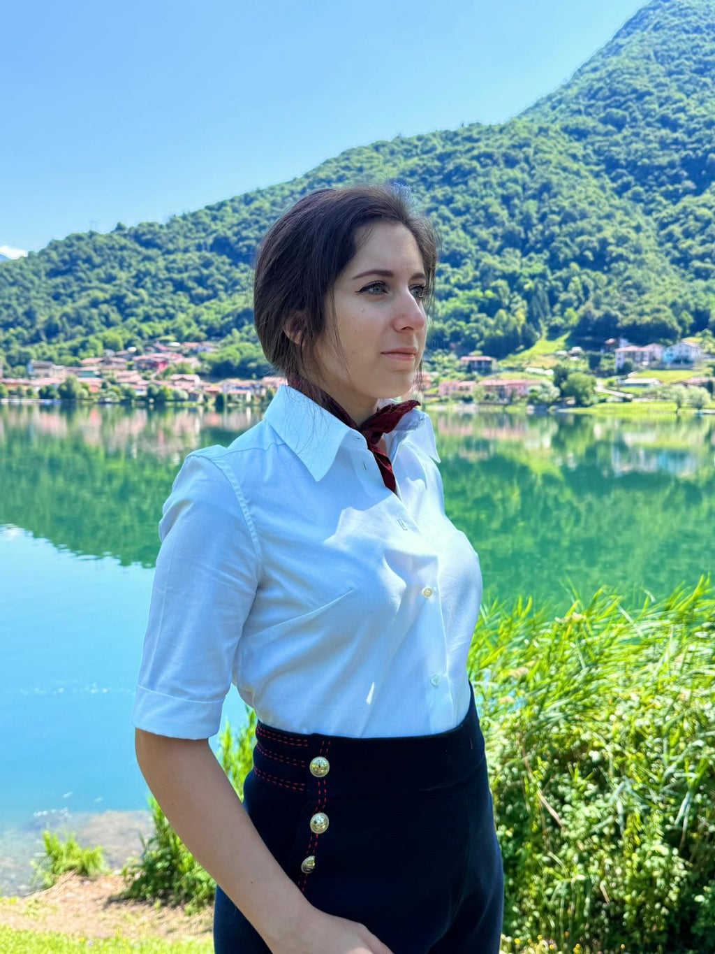 Camicia "Audrey" - Bianca