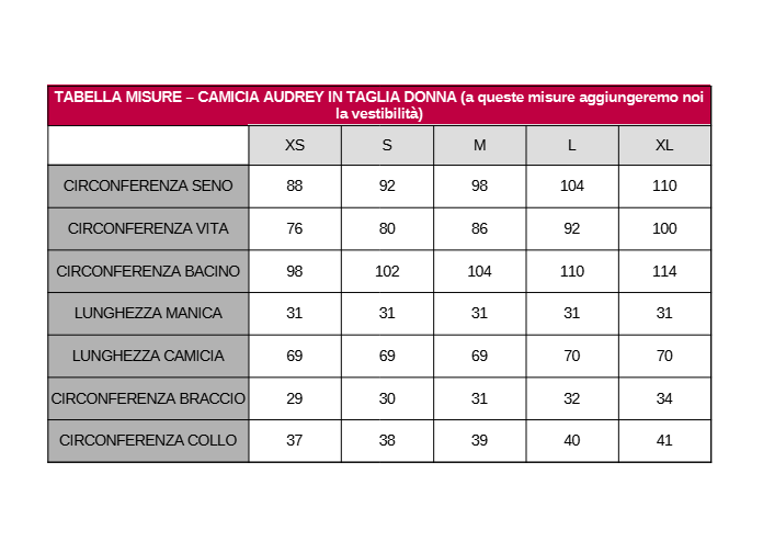 Camicia "Audrey" - Bianca