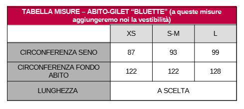Abito - Gilet "Bluette"