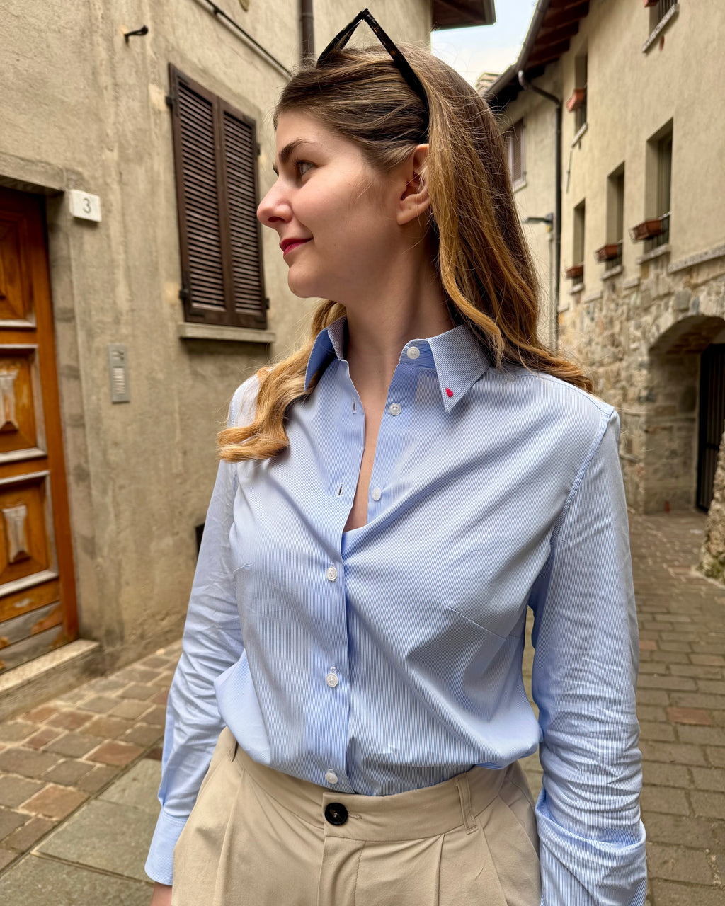 Camicia "Michi" - Riga fine